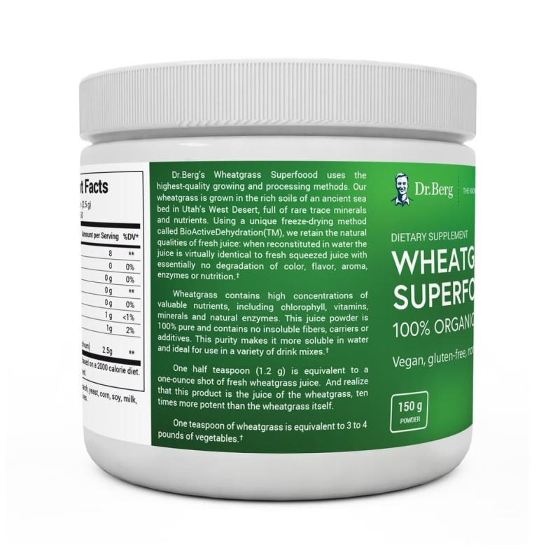 Wheatgrass Superfood Organic Vegan