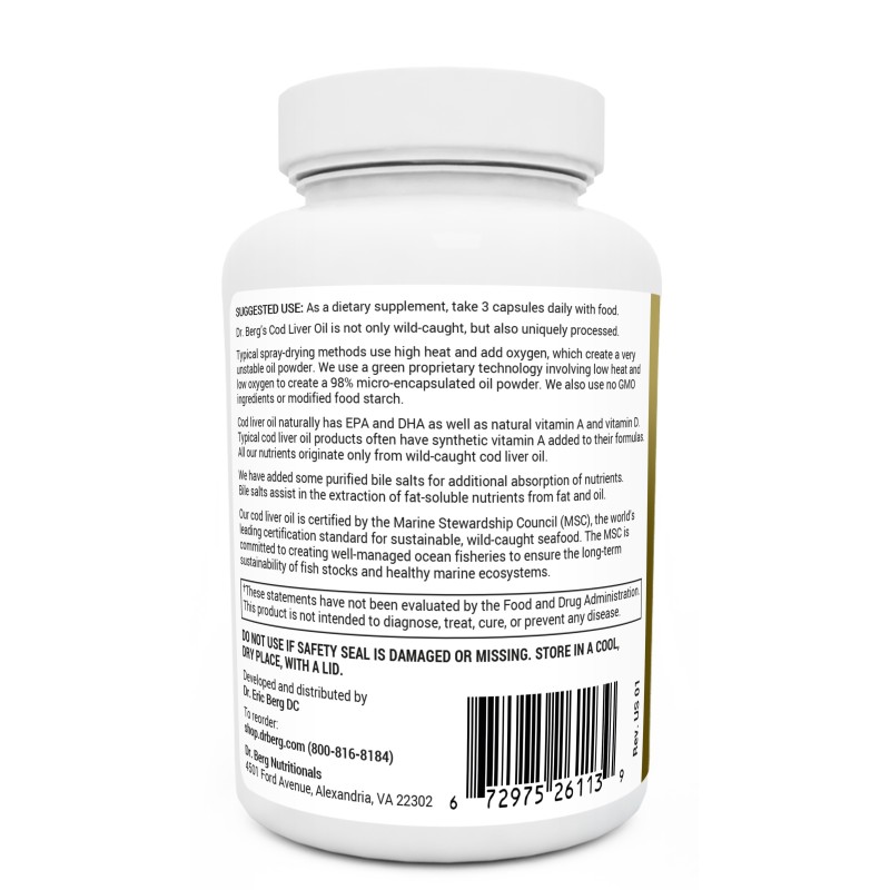 Cod Liver Oil (90 caps)