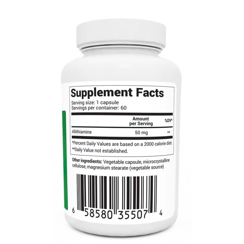 Natural Vitamin B1(60 capsules)